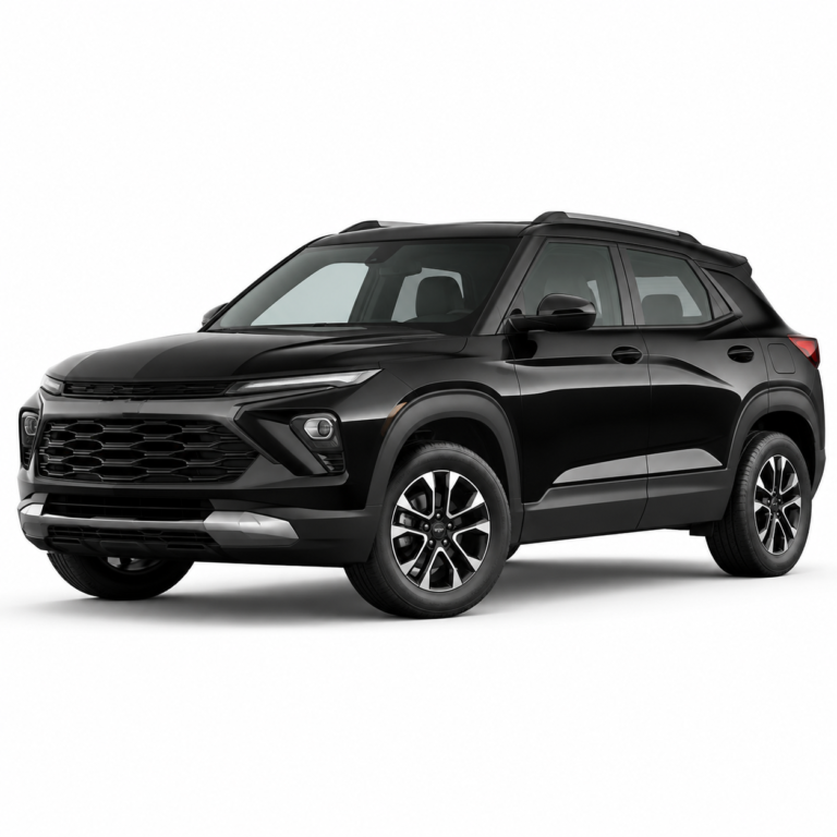 Black Chevrolet Trailblazer VSS-S 3rd Gen on a white background — vehicle illustration